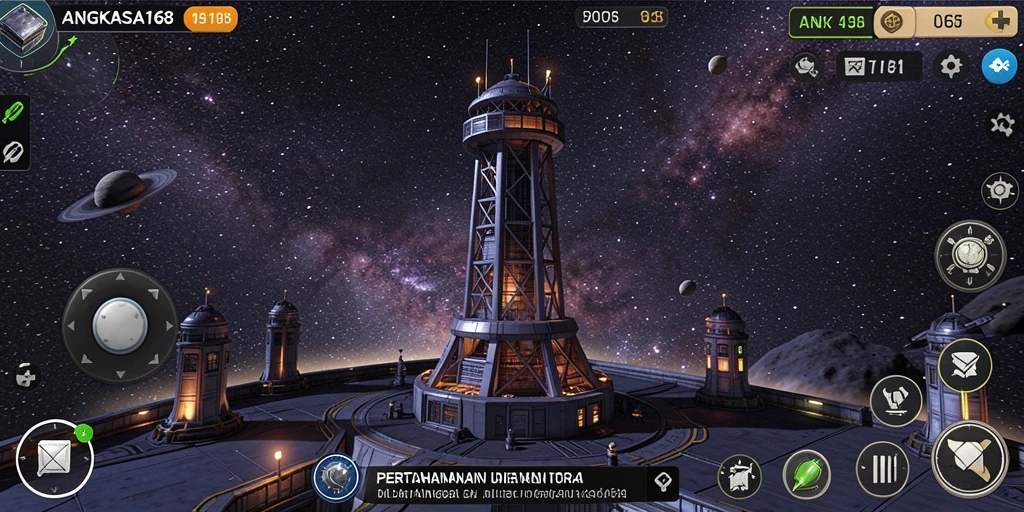 Tampilan gameplay menantang dan strategis dalam ANGKASA168.