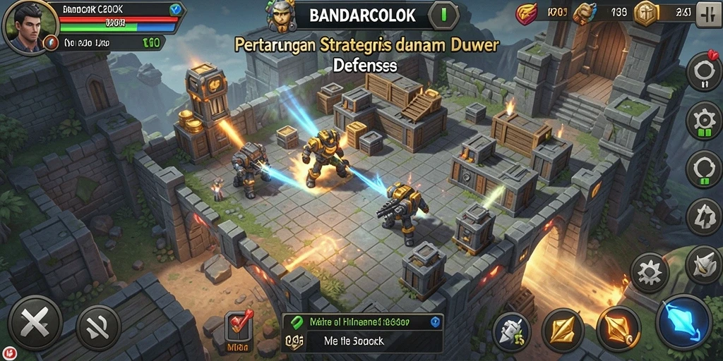Gameplay menarik dari BANDARCOLOK yang penuh strategi Tower Defense.