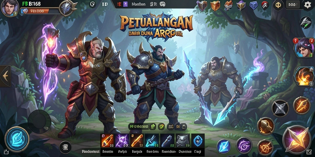 Screenshot gameplay FB168 menampilkan aksi seru dalam dunia ARPG.