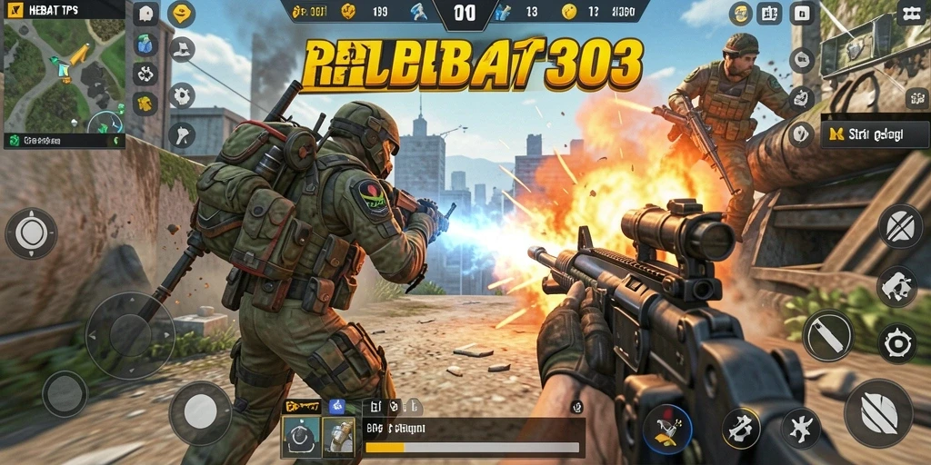 Gameplay epik dalam HEBAT303 dengan aksi TPS yang mendebarkan.