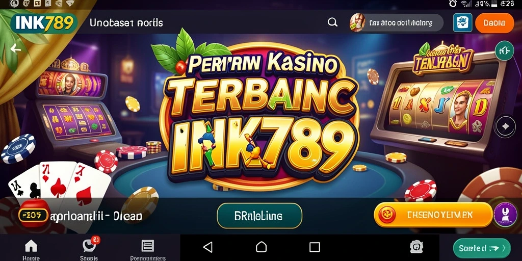 Gameplay seru dan mendebarkan di aplikasi Kasino INK789.
