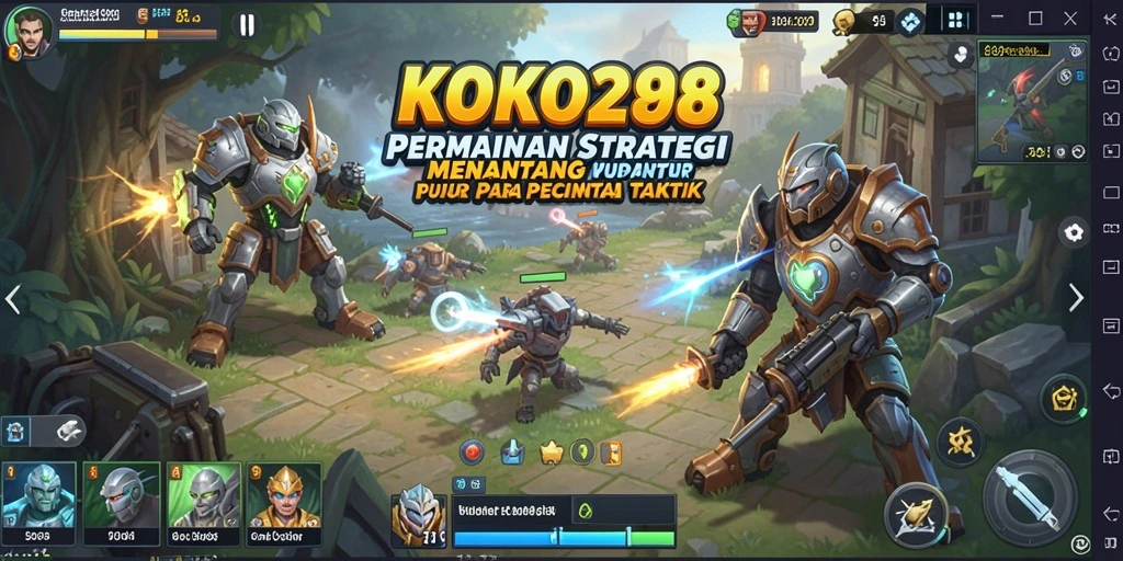 Tampilan gameplay KOKO288 yang menantang dan strategis.