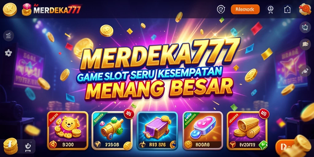 Gameplay seru dan menghibur dari MERDEKA777 dalam dunia slot.