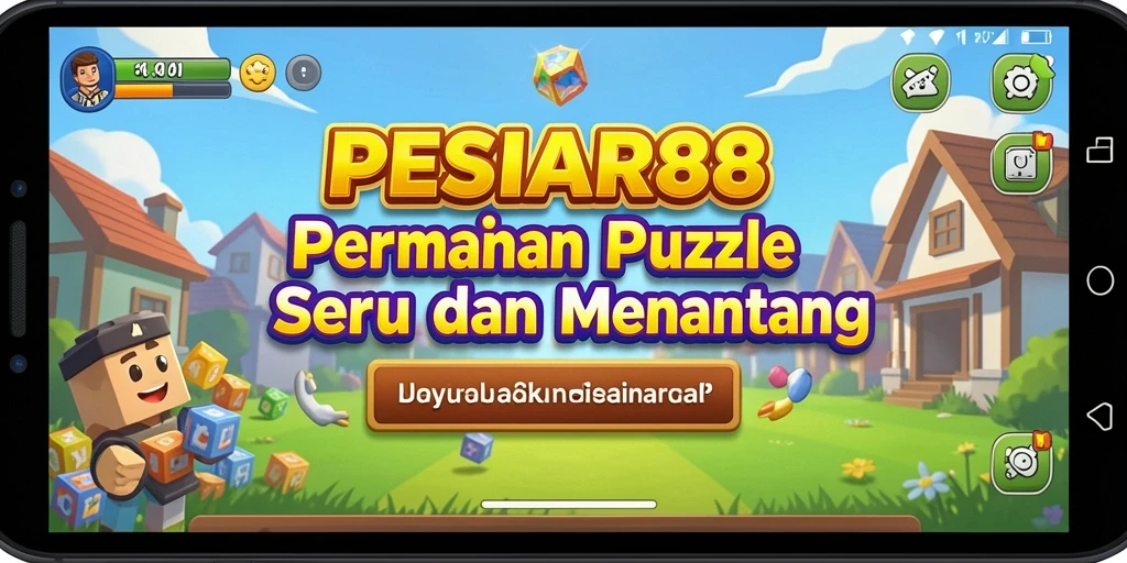 Gambar menggambarkan keseruan gameplay Puzzle di PESIAR88.